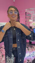 HM8505-1 denim jacket "TWILIGHT" - dark blue PRE-ORDER